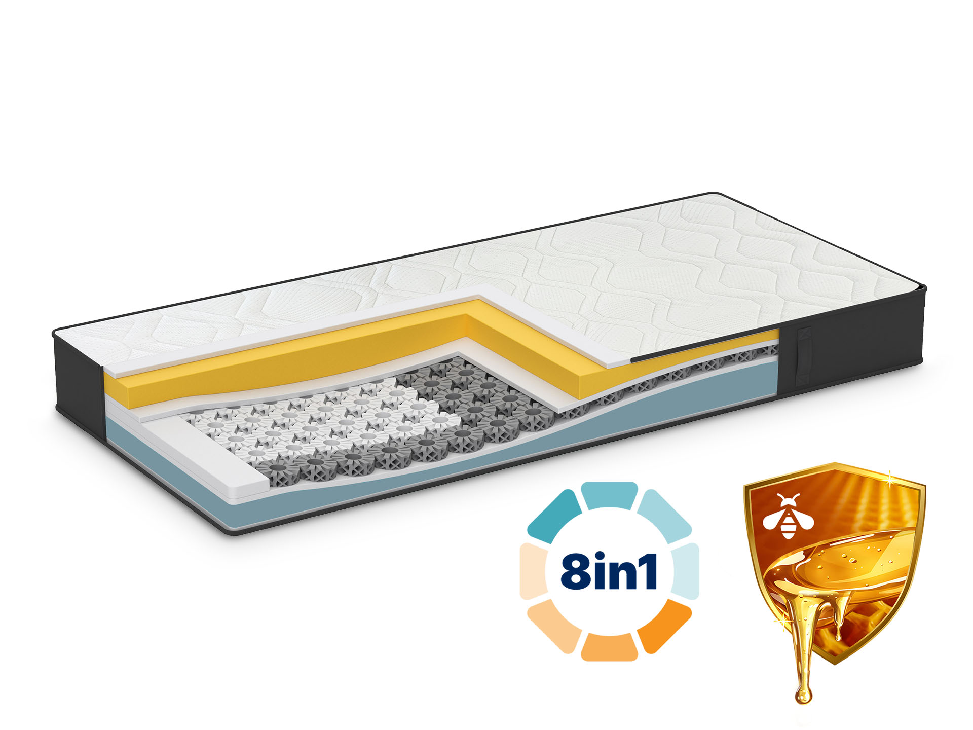 Dormeo Imemory S+Silver Propolis Matrac 120X200 Cm-image