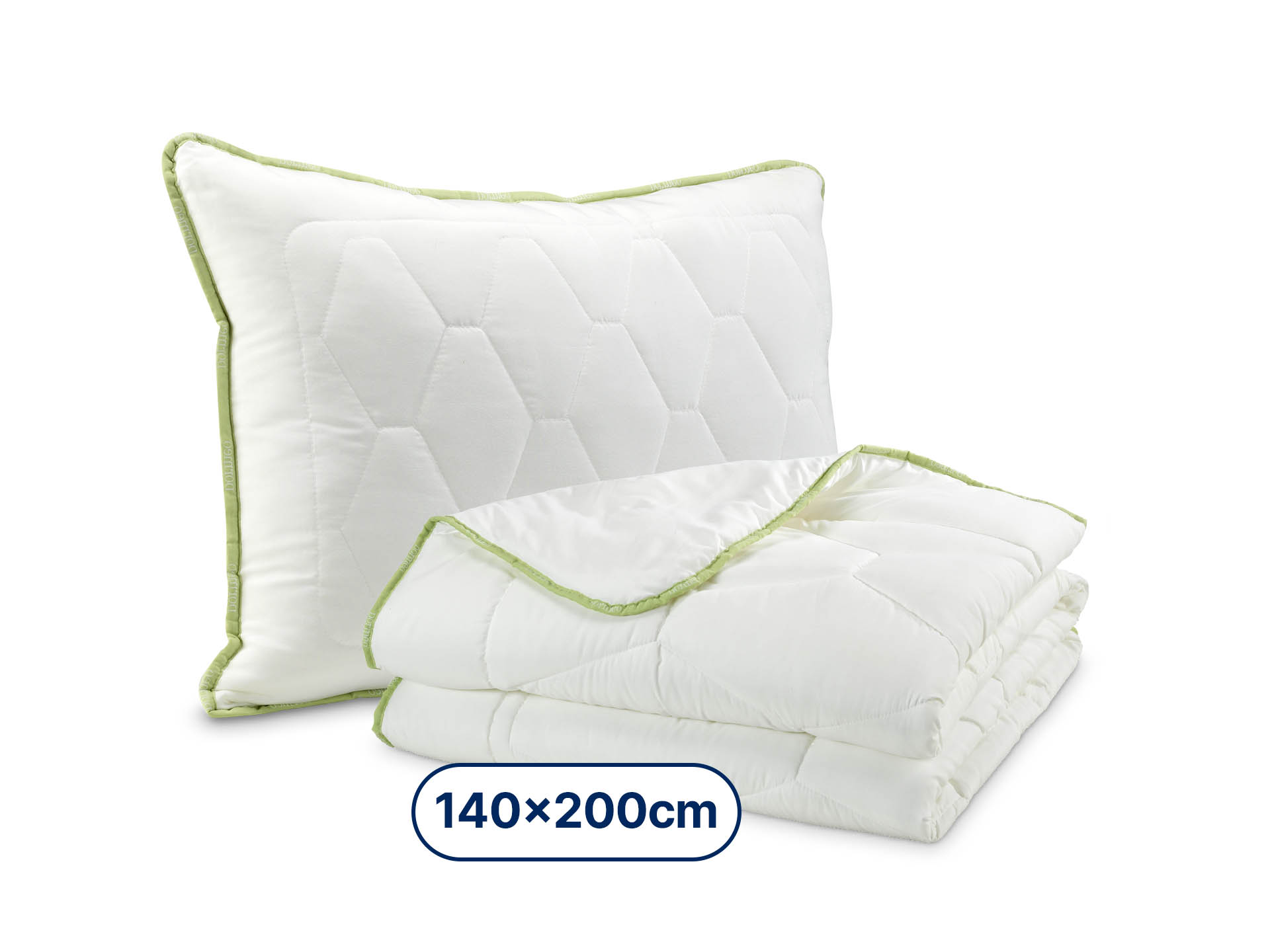 Aloe Vera párna 50x70 cm (50x70 cm) + Dormeo Aloe Vera könnyű takaró (140x200 cm) 50х70 см