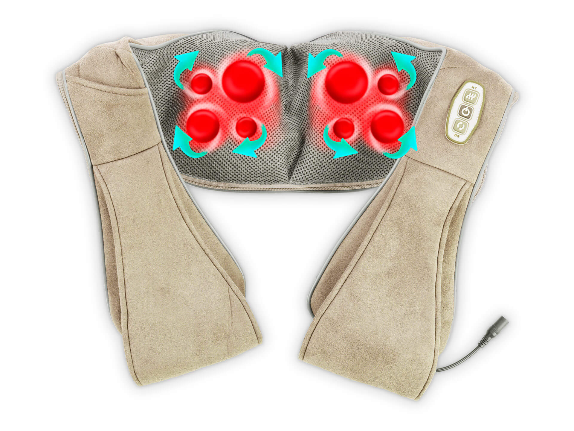 3D Teljes test Shiatsu masszírozó